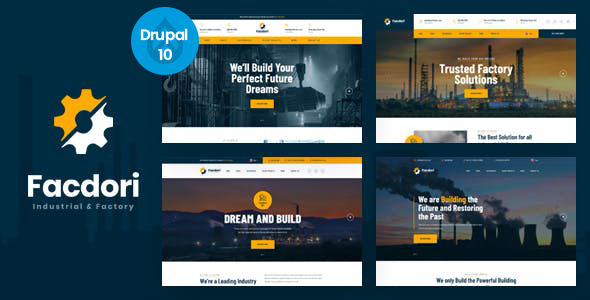 Facdori - Industrial & Factory Business Drupal 10 Theme icon