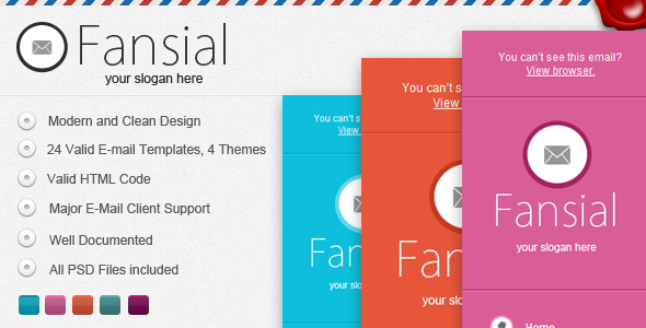 Fansial E-mail Newsletter icon