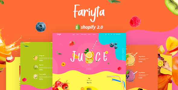 Faryita - Juice & Health Drinks Shopify Theme icon