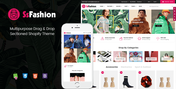 Fashion - Multipurpose Drag & Drop Shopify Theme icon