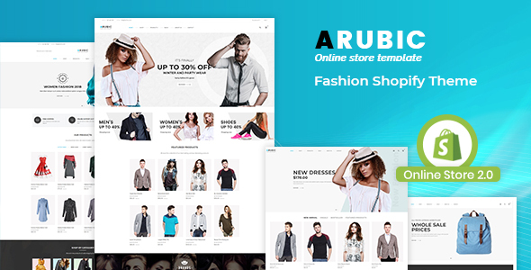 Fashion Shopify Theme - Arubic icon