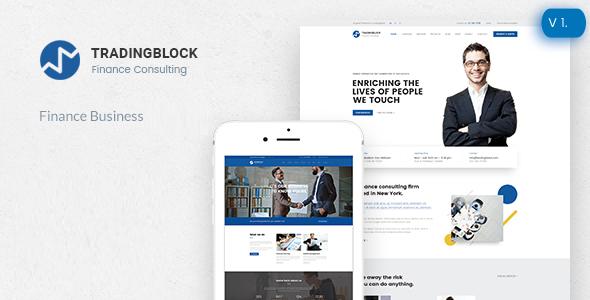 Finance Business Responsive Drupal Theme | Tradingblock icon