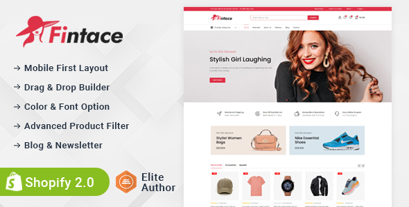 Fintace - Multipurpose Fashion Store Shopify 2.0 Responsive Theme icon