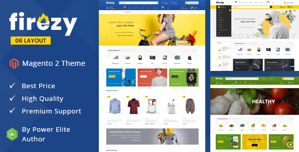 Firezy - Responsive Magento 2 Theme icon