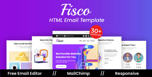 Fisco Agency - Multipurpose Responsive Email Template icon