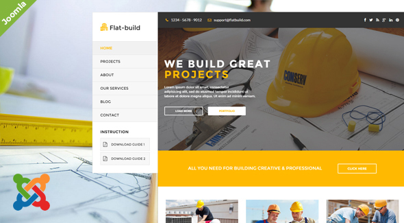 Flatbuild - Construction Joomla Template icon