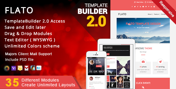 Flato - Responsive Email + MailBuild Online icon
