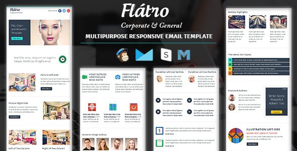 Flatro - Responsive Email Newsletter Templates icon