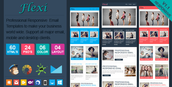 Flexi - Professional Responsive Email Template icon