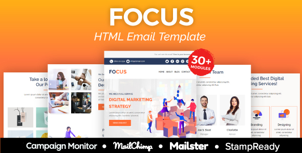 Focus - Multipurpose Responsive Email Template icon