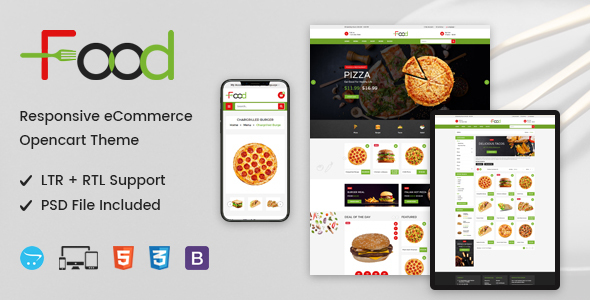Food - Responsive OpenCart Theme icon