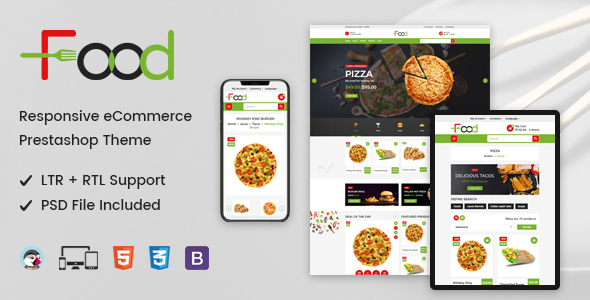 Food - Responsive PrestaShop Theme icon
