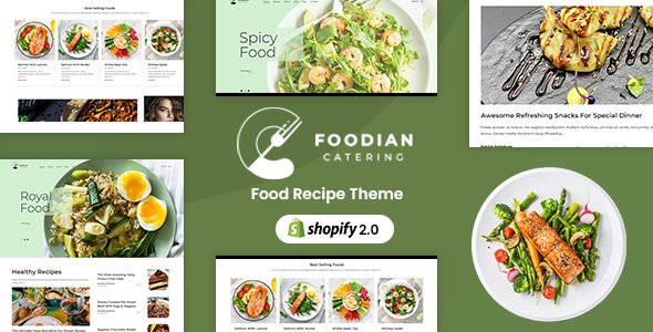 Foodian - Food Blog Shopify Store icon