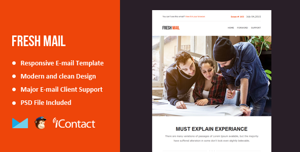 Fresh Mail - Responsive E-mail Template + Themebuilder Access icon