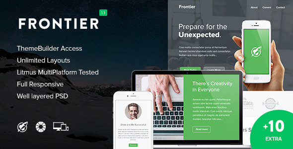 Frontier + 10 Notify Templates & Themebuilder icon
