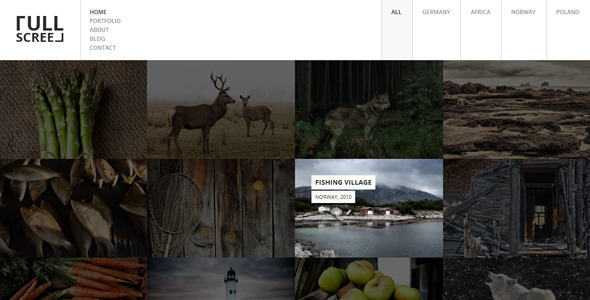 Fullscreen - Photography Portfolio Drupal Theme icon