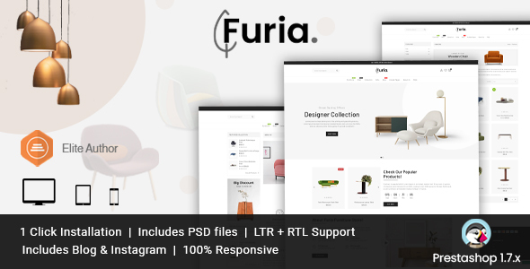 Furia Furniture Responsive Prestashop Theme icon