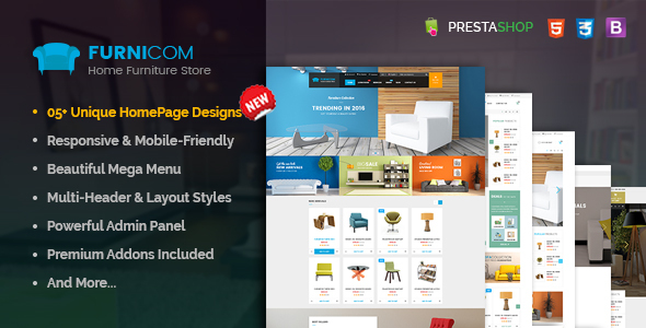 Furnicom - Responsive PrestaShop 1.6 and 1.7 Furniture Theme icon