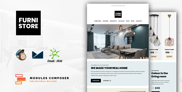 Furnistore - E-Commerce Responsive Furniture and Interior design Email icon