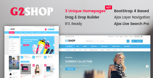 G2Shop - Responsive & Multipurpose Sectioned Bootstrap 4 Shopify Theme icon