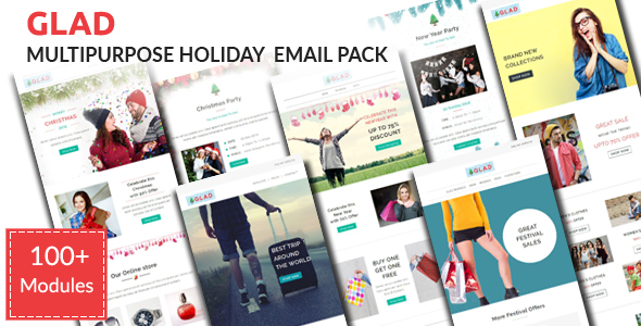 GLAD - Christmas Celebration Email Pack with Stampready Builder Access icon