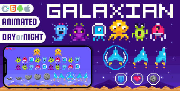 Galaxian - HTML5 Game,Construct 3 icon