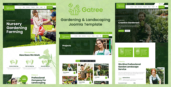Gatree - Gardening and Landscaping Joomla 4 Template icon