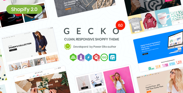 Gecko 6.0 - Responsive Shopify Theme - RTL support icon