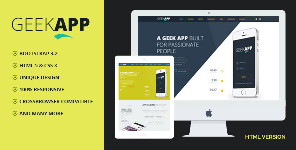 GeekApp - Creative App Landing Page icon