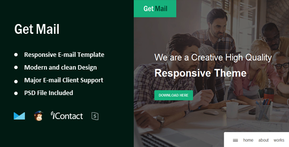 Get Mail - Responsive E-mail Template + Online Access icon
