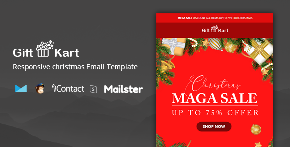 Gift Kart - Christmas Email Template + Online Access icon