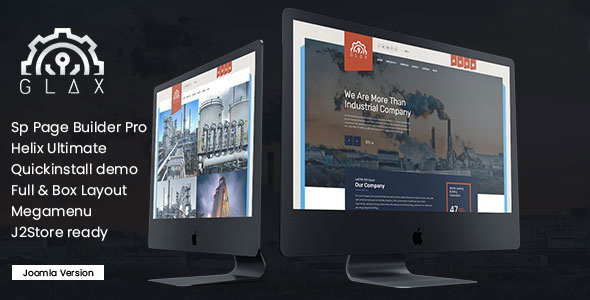 Glax | Industry Joomla 4 Template With Page Builder icon