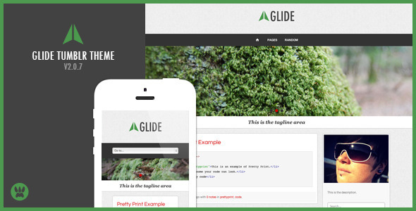 Glide - A Responsive Tumblr Theme icon