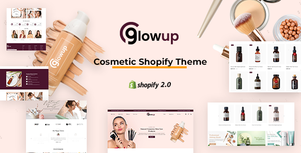 Glowup - Beauty Store Shopify Theme icon