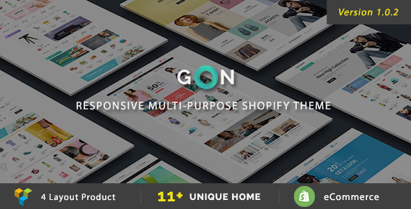 Gon - Responsive Ecommerce Shopify Theme icon