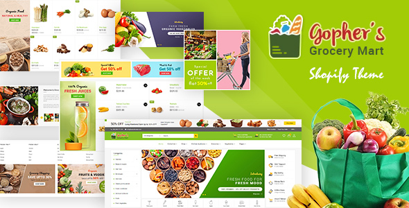 Gopher | Grocery Store Shopify Theme icon