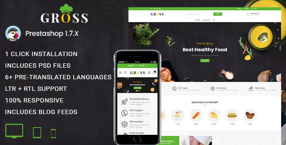 Gross - Multipurpose Prestashop 1.7 Responsive Theme icon