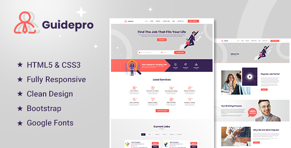 Guidepro - Job Portal HTML5 Template icon