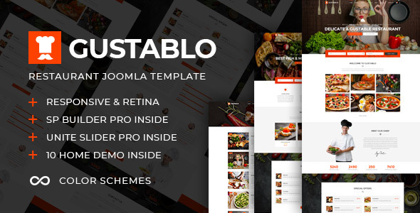 Gustablo | Restaurant & Cafe Responsive Joomla Template icon
