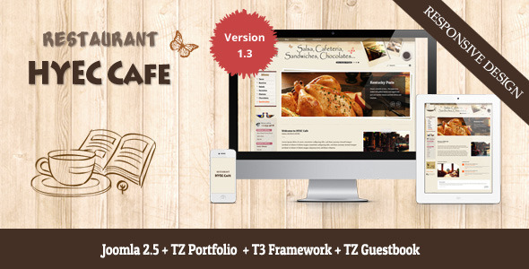 HYEC Cafe - Restaurant Joomla Template icon