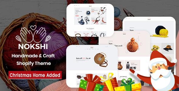 Handmade & Craft Responsive Shopify Theme - Nokshi icon