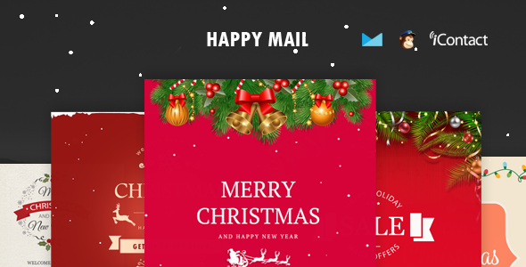 Happy Mail - Christmas Email Templates set + Online Access icon