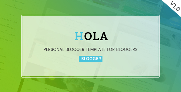 Hola - Personal Blogger Template For Bloggers icon