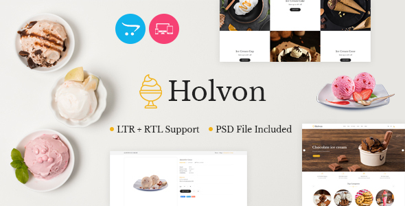 Holvon - Ice Cream OpenCart Theme icon
