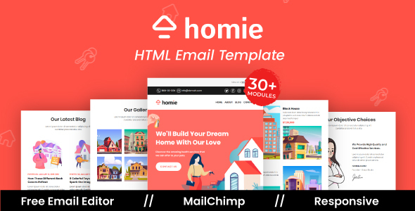 Homie Real Estate - Multipurpose Responsive Email Template icon