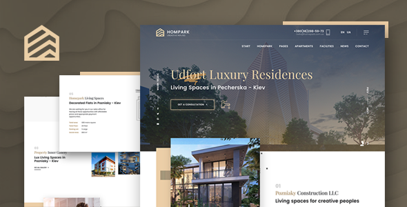 Hompark | Real Estate & Luxury Homes Joomla Template icon