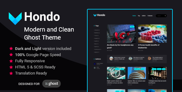 Hondo - Multipurpose Ghost Blog icon