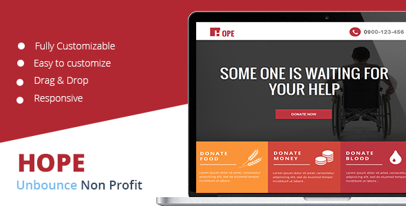 Hope - Non Profit Unbounce Landing page icon