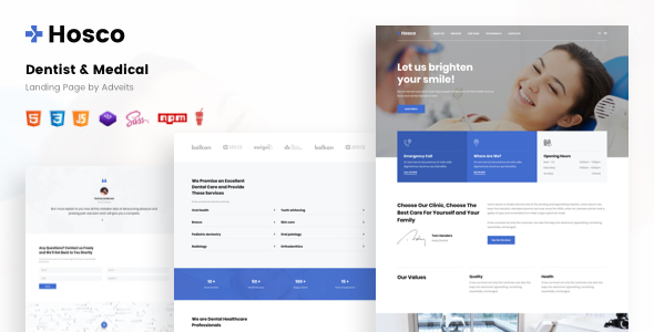 Hosco - Dentist & Medical Landing Page icon