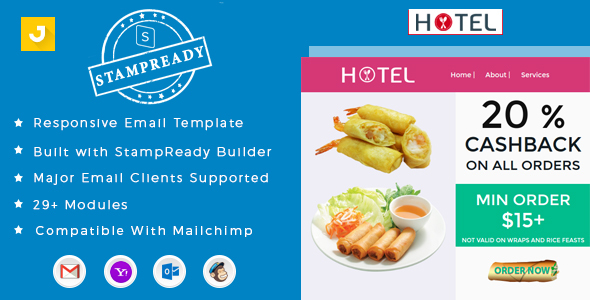 Hotel - Email Marketing Template icon